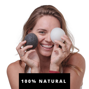 CHARCOAL KONJAC FACIAL SPONGE