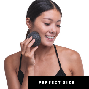 CHARCOAL KONJAC FACIAL SPONGE