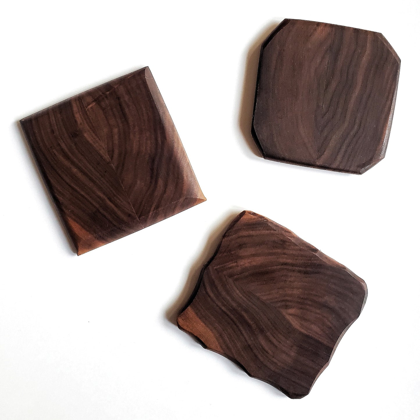 Coaster 4"x4", Chiseled Edge Set of 4