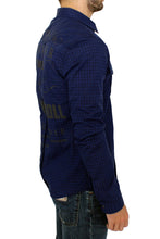 Load image into Gallery viewer, Costume National Blue checkered cotton shirt
