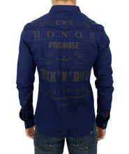 Load image into Gallery viewer, Costume National Blue checkered cotton shirt
