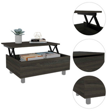 Load image into Gallery viewer, Aran Lift Top Coffee Table With Flexible Shelf And Storage Compartment
