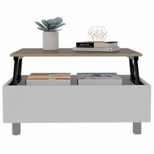 Load image into Gallery viewer, Aran Lift Top Coffee Table With Flexible Shelf And Storage Compartment
