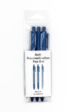 Load image into Gallery viewer, Anti-Procrastination Pen Set 💡 | Gel Click Pen Gift Set | 3 Pens in
