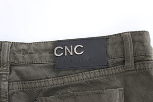 Costume National Green slim leg jeans