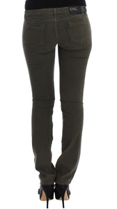 Costume National Green slim leg jeans