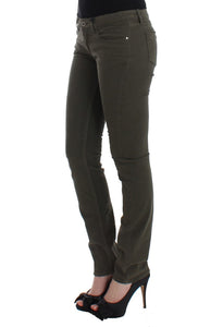 Costume National Green slim leg jeans