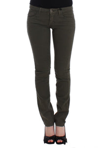 Costume National Green slim leg jeans