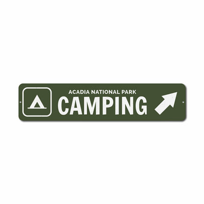 Camping Sign