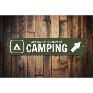 Camping Sign