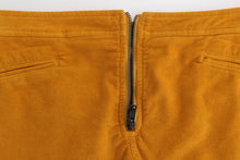 Load image into Gallery viewer, Costume National Yellow corduroy mini skirt
