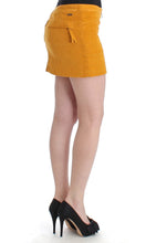 Load image into Gallery viewer, Costume National Yellow corduroy mini skirt
