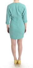 Load image into Gallery viewer, Costume National Green 3/4 sleeved sheath dress
