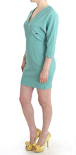 Load image into Gallery viewer, Costume National Green 3/4 sleeved sheath dress
