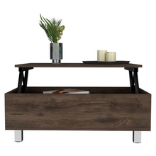 Load image into Gallery viewer, Aran Lift Top Coffee Table With Flexible Shelf And Storage Compartment
