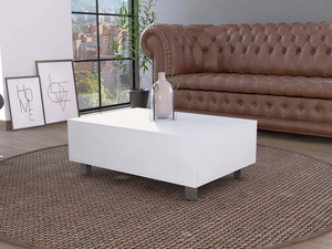 Aran Lift Top Coffee Table With Flexible Shelf And Storage Compartment