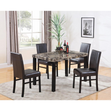 Load image into Gallery viewer, 5-Piece Marble Dining Set | Furniture
