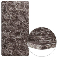 Load image into Gallery viewer, 30 x 60 Rectangular Gray Marble Laminate Table Top | Home Improvement
