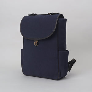 London Canvas Backpack - Navy