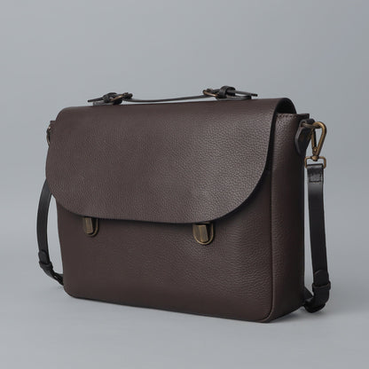 London Leather Briefcase - Brown | London Collection