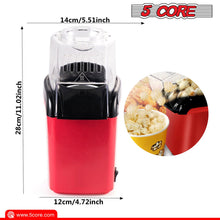 Load image into Gallery viewer, 5 Core Hot Air Popcorn Machine 16 Cup Capacity • Electric Oil-Free | Kitchen
