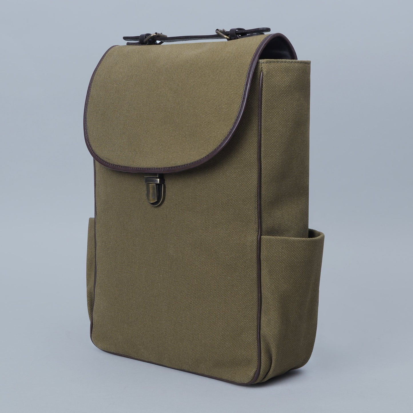 London Canvas Backpack - Olive | London Collection