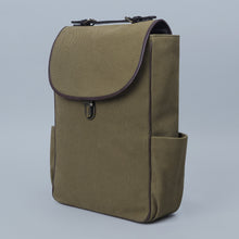 Load image into Gallery viewer, London Canvas Backpack - Olive
