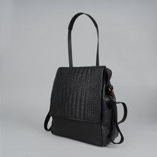 Load image into Gallery viewer, Donna Weaved Leather Diaper Bag
