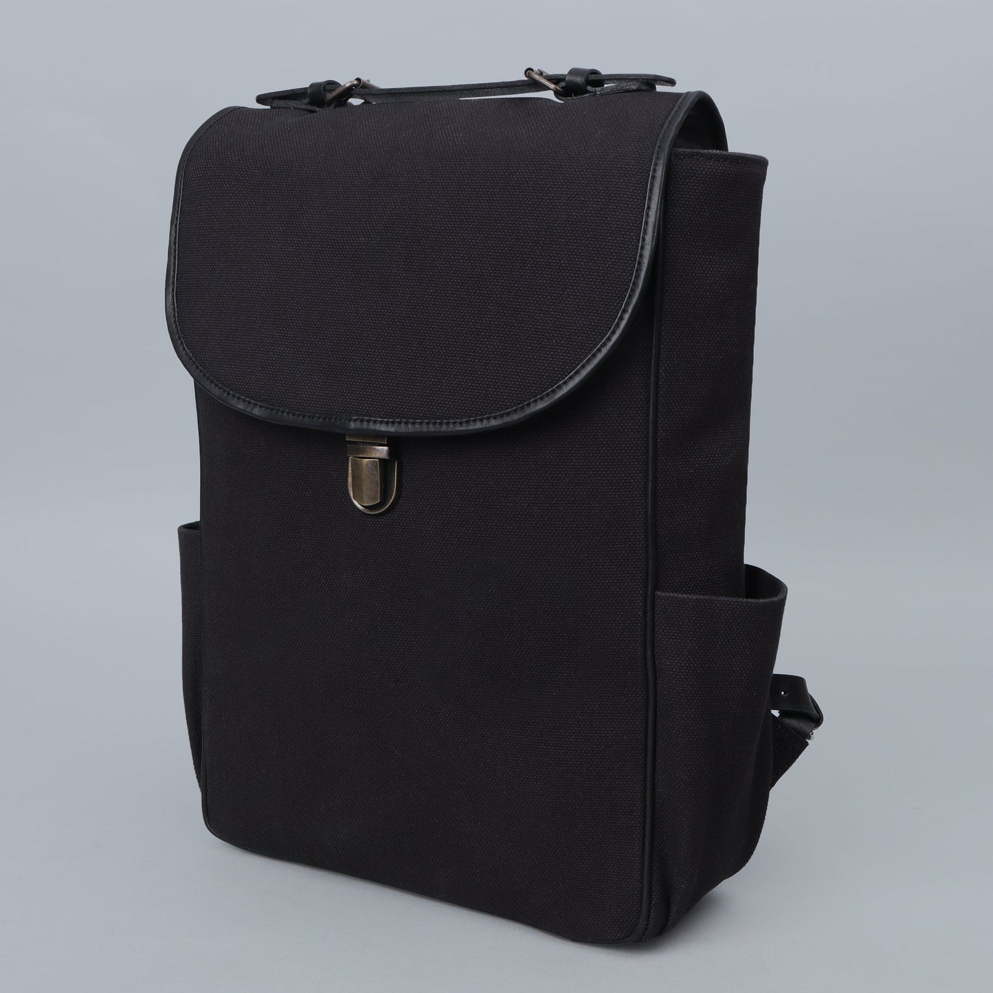 London Canvas Backpack - Black | London Collection