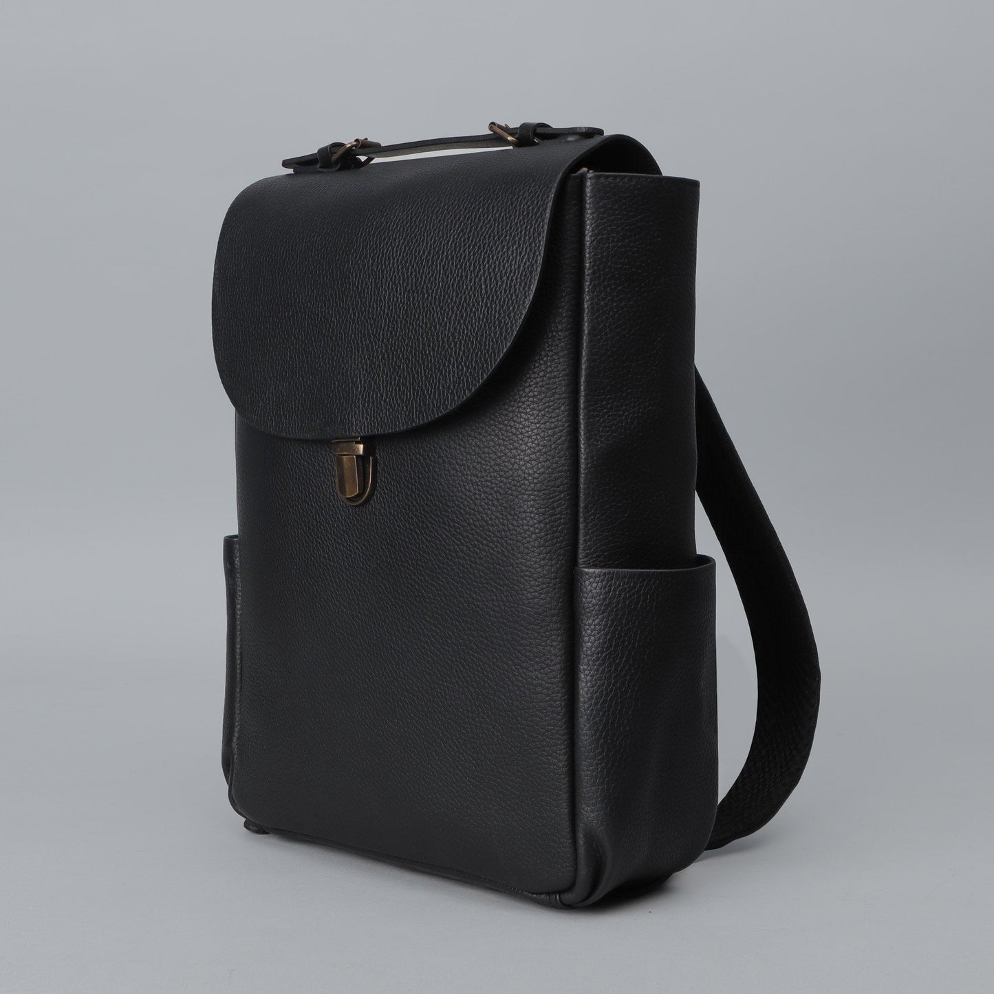 London Leather Backpack - Black | London Collection