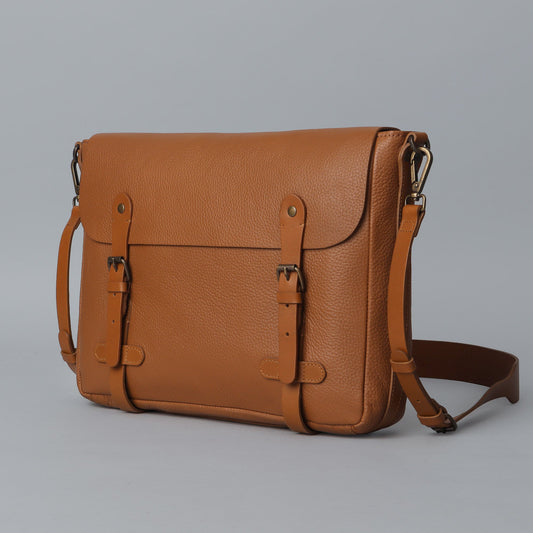 Oslo Leather Messenger Bag | Oslo Collection