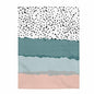 Abstract Lines Plush Throw - 3 Sizes | Throw Linens & Blankets