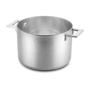 DEEP POT WITH LID CM. 20 ATTIVA PEWTER