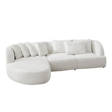 Load image into Gallery viewer, Convertible Corner Sofa with armrest and sectional Sofa, Left Chaise
