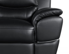 Load image into Gallery viewer, 37 inches Chic Black Leather Sofa | Furniture
