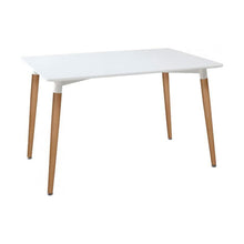 Load image into Gallery viewer, Dining Table Atmosphera Roka beech wood White (150 x 80 x 74 cm)
