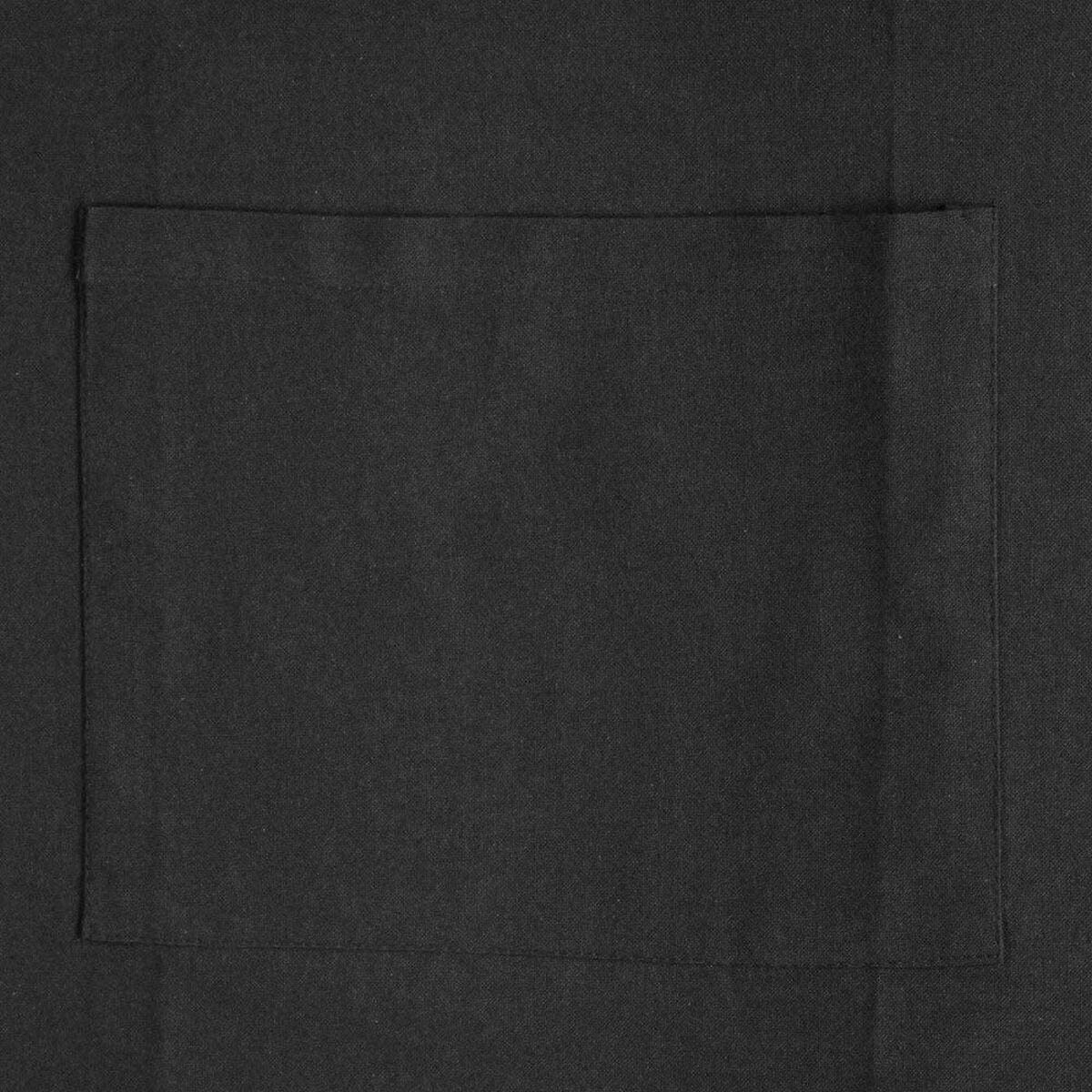 Apron with Pocket Atmosphera Black Cotton (60 x 80 cm)