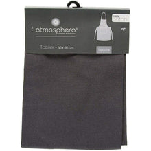 Load image into Gallery viewer, Apron with Pocket Atmosphera Black Cotton (60 x 80 cm)
