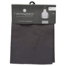 Load image into Gallery viewer, Apron with Pocket Atmosphera Black Cotton (60 x 80 cm)
