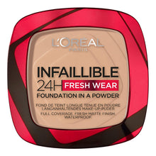 Load image into Gallery viewer, Compact Make Up L&#39;Oreal Make Up Infallible Fresh Wear 24 hours 130 (9
