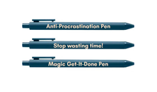 Load image into Gallery viewer, Anti-Procrastination Pen Set 💡 | Gel Click Pen Gift Set | 3 Pens in
