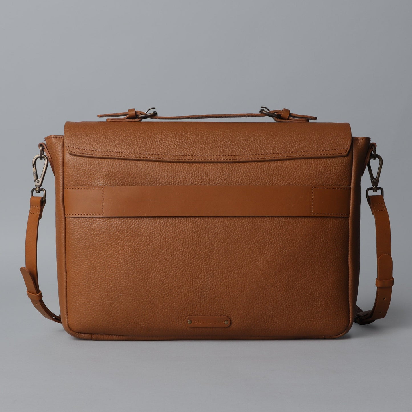 London Leather Briefcase - Tan | London Collection