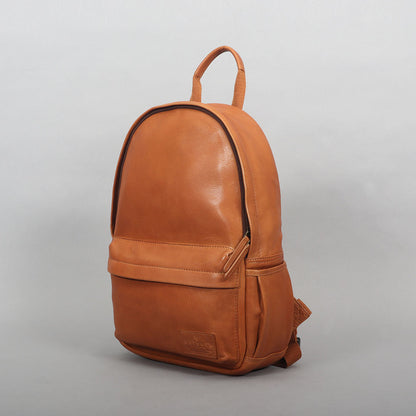 Mini Journey Leather Backpack - Tan | Journey Collection