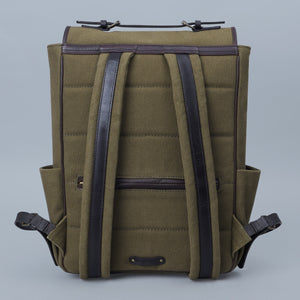 London Canvas Backpack - Olive