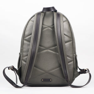 Weaved Journey Leather Backpack - Olive | Journey Collection