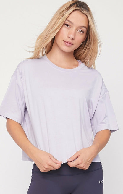 Atlanta Cozy Boxy Tee - Purple Lace | Atlanta Collection