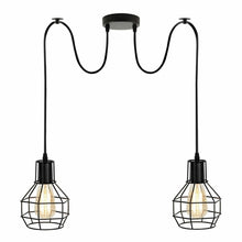 Load image into Gallery viewer, Retro Industrial 2 Way Indoor Ceiling Pendant Chandelier Hanging Light
