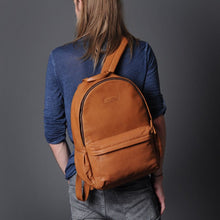 Load image into Gallery viewer, Journey Leather Backpack - Tan | Journey Collection
