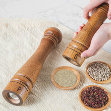 Load image into Gallery viewer, Cooking Salt and Pepper Grinder Hand Movement Wood Pepper Mill Kitchen
