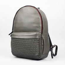 Load image into Gallery viewer, Weaved Journey Leather Backpack - Olive | Journey Collection
